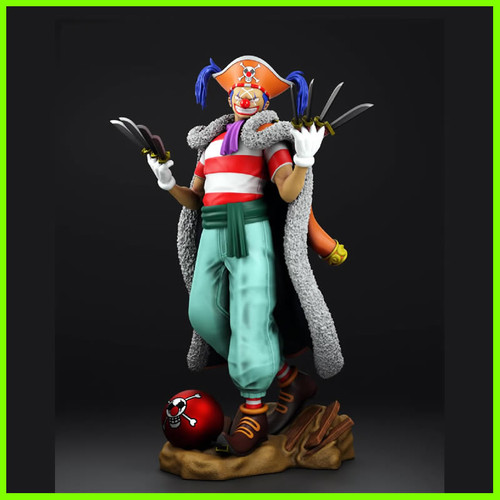 Buggy Pirates One Piece Statue - STL File 3D Print - maco3d