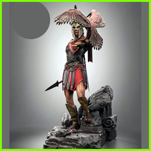 Kassandra Assassin's Creed Statue - STL File 3D Print - maco3d