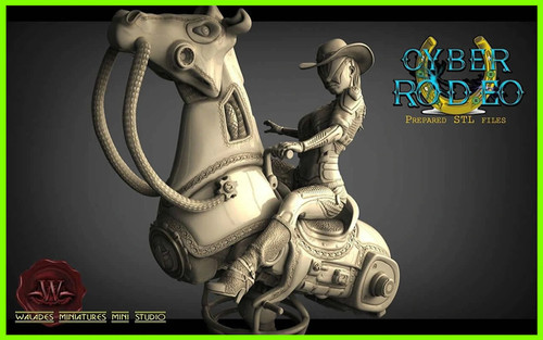 Cyber Rodeo - STL File for 3D Print - maco3d