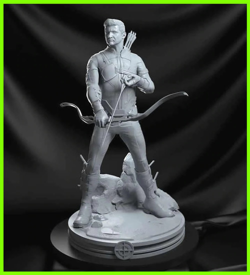 Hawkeye Clint Barton - STL File for 3D Print - maco3d