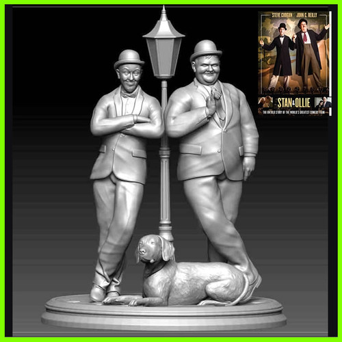 Stan and Ollie - STL File for 3D Print - maco3d