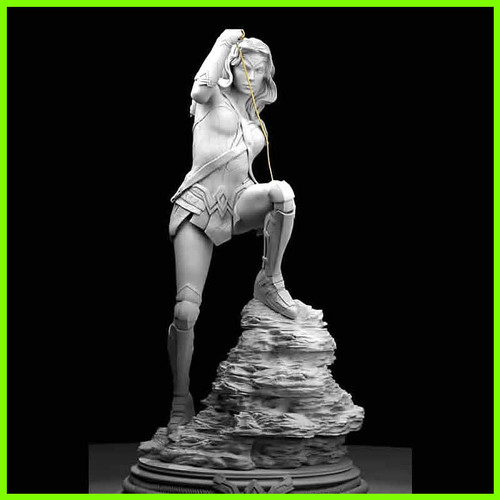 Wonder Woman DC Gal Gadot - STL File for 3D Print - maco3d