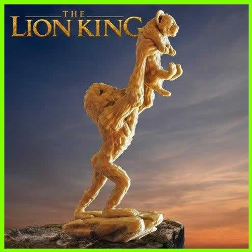 The Lion King Simba and Rafiki - STL File for 3D Print - maco3d