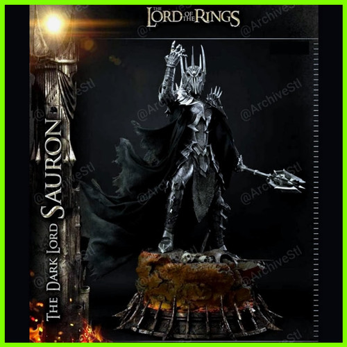 Sauron Lord of the Rings - STL File for 3D Print - maco3d