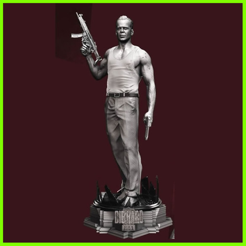 John McClane Die Hard - STL File 3D Print - maco3d