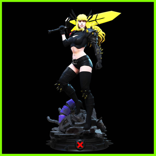 Magik X-Men Statue - STL File 3D Print - maco3d