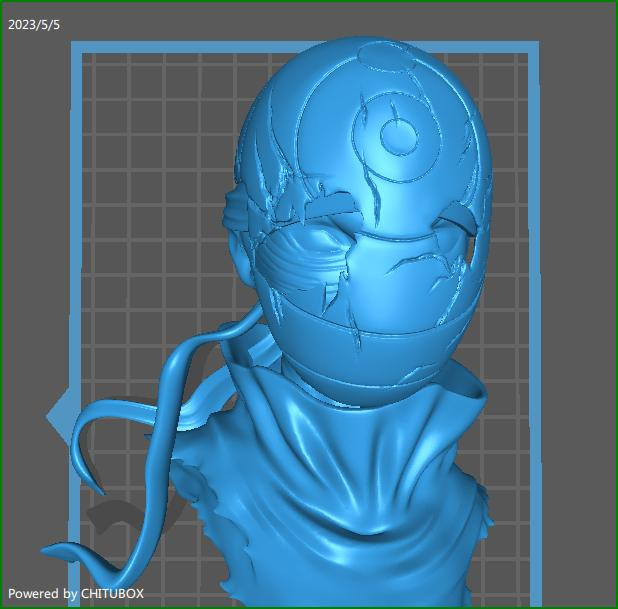 Obito Uchiha Naruto Bust - STL File 3D Print