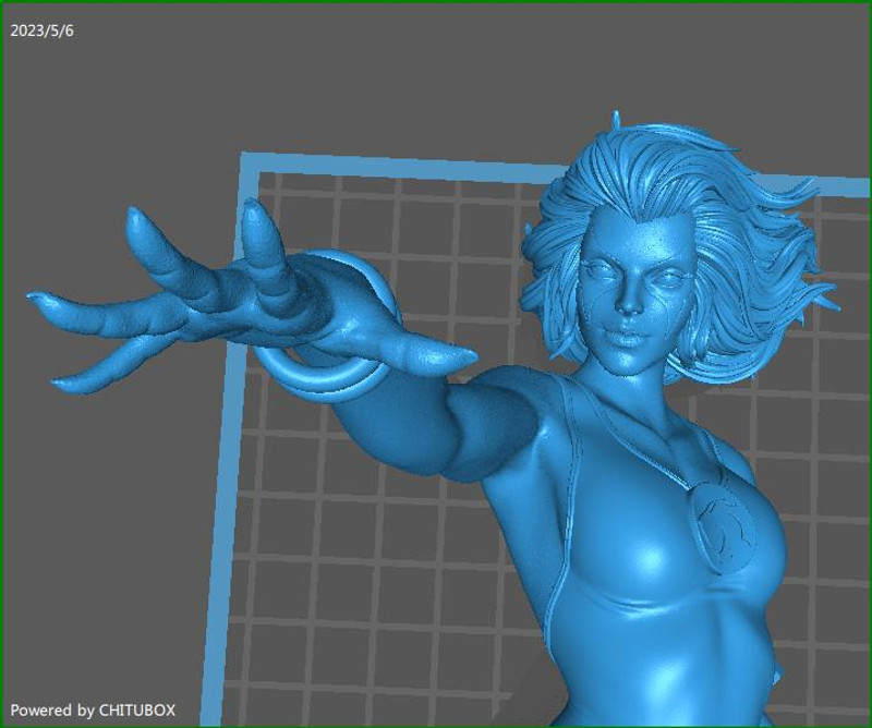 Cheetara STL files Standing from Thundercats