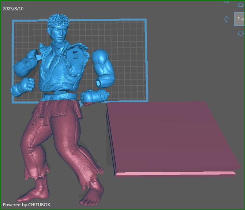 STL file Street Fighter - Ryu 🎮・3D printable model to download・Cults