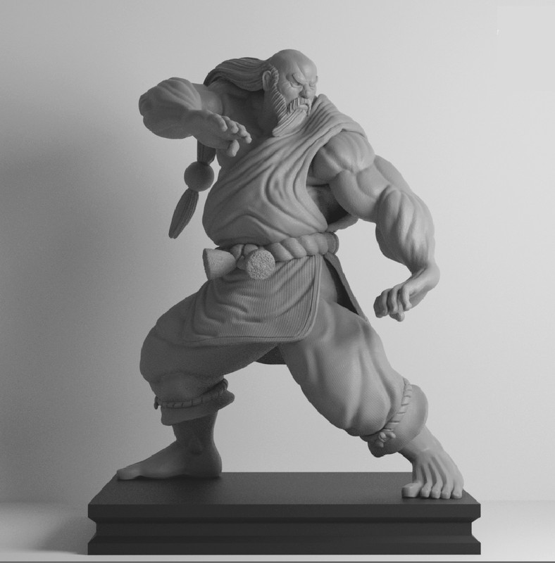 Street Fighter Akuma 3D Stl