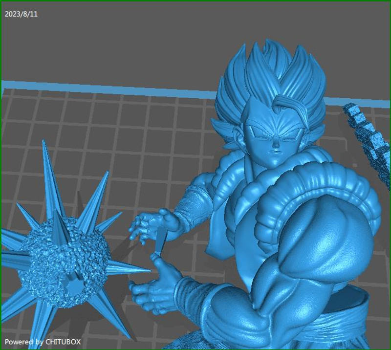 3D file gogeta Blue - dragonball super 👾・Design to download and 3D  print・Cults