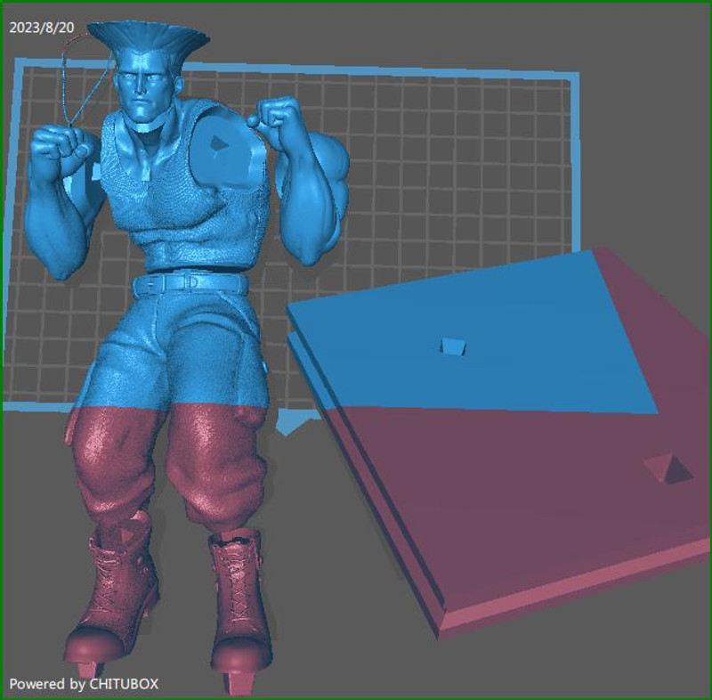 STL file Guile Bust - Street Fighter 👤・3D printing model to download・Cults
