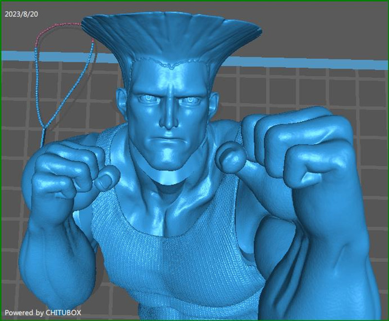 Street fighter - Guile 3D print model