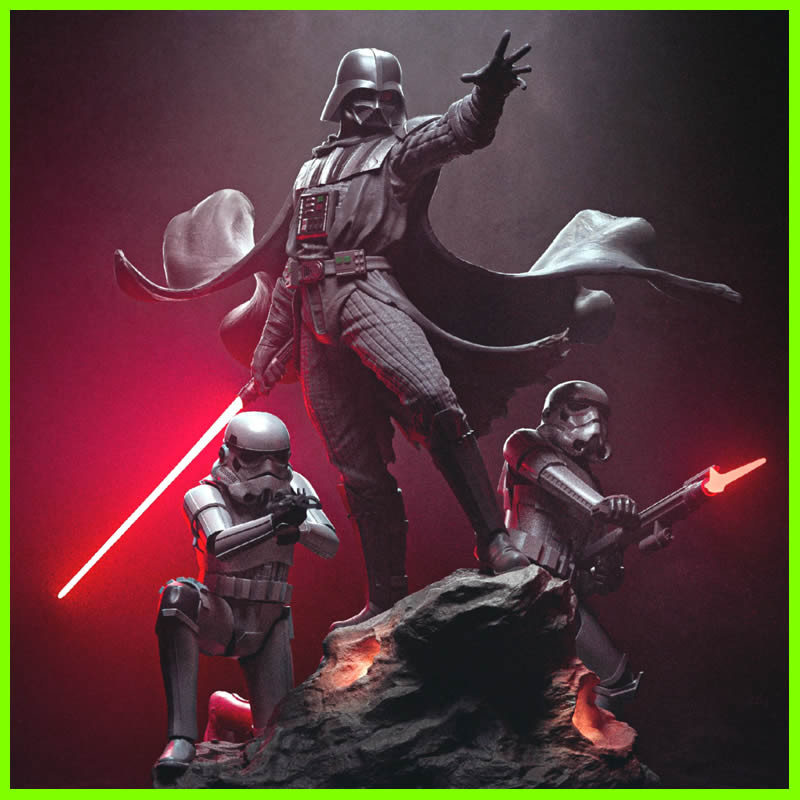 star wars stencil 3d print