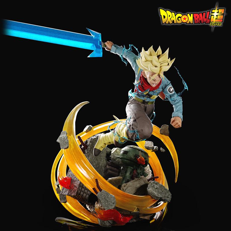Trunks Dragon Ball Z Statue Stl File 3d Print