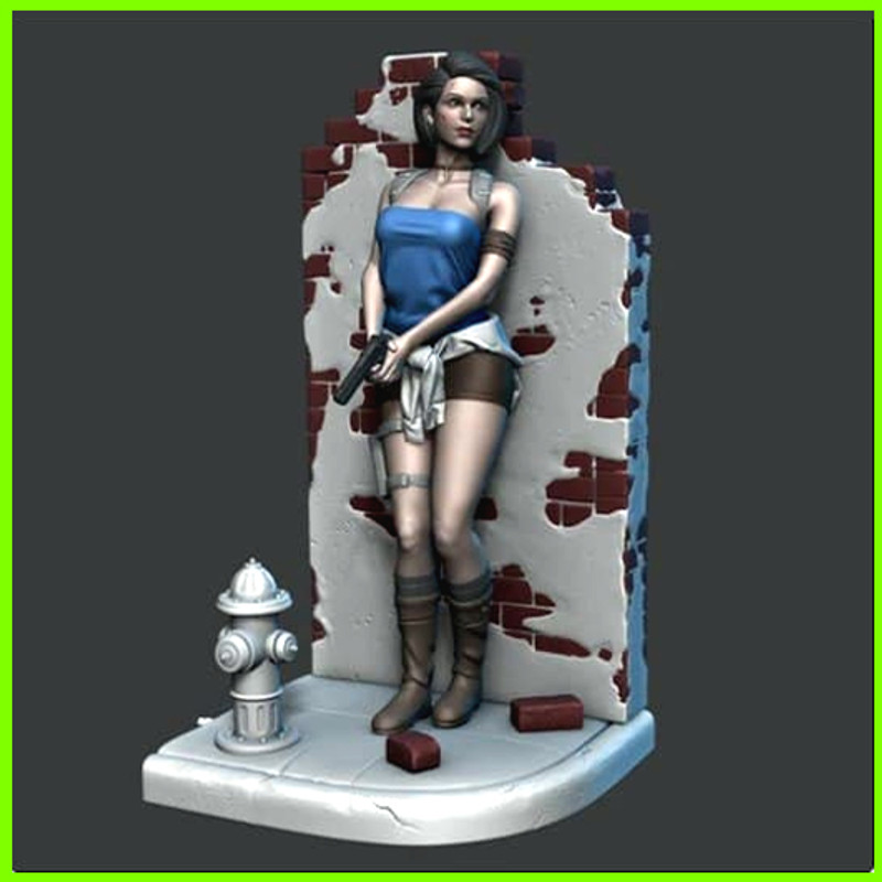 Jill Valentine Resident Evil 3 ART PRINT 