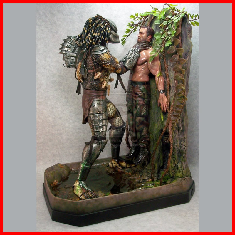 The Encounter Predator vs Dutch 1/6 Narin resin model kit figure