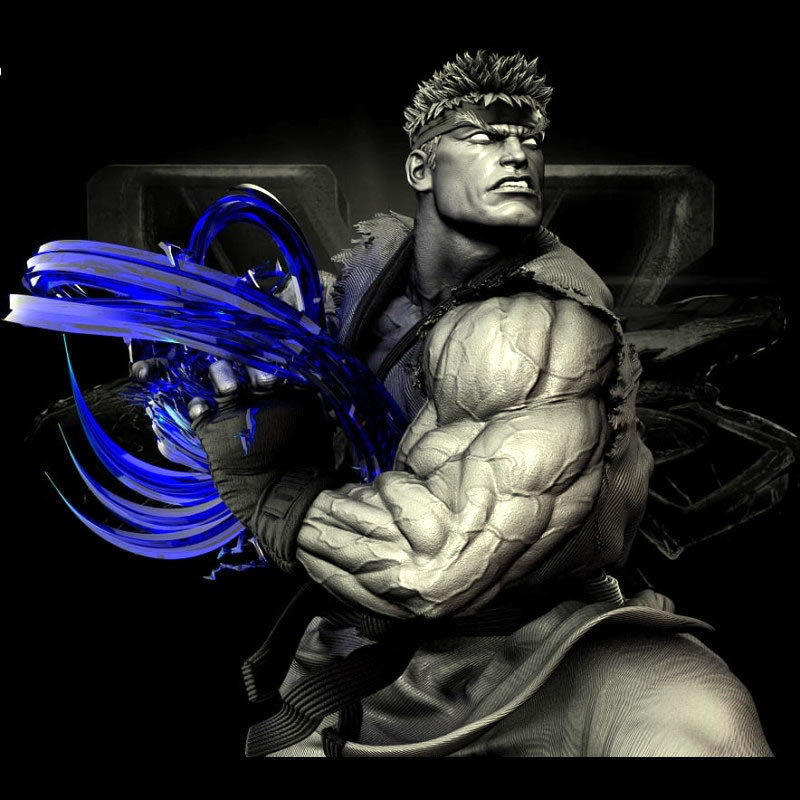 STL file RYU - STREET FIGHTER 6 STL 🎨・3D print design to