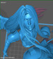 Sephiroth FF7 Statue - STL File 3D Print - maco3d