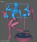 Faye Cowboy Bebop Statue - STL File 3D Print - maco3d