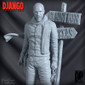 Django Unchained Jamie Foxx Statue - STL File 3D Print - maco3d