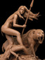 Indian Warrior Statue - STL File 3D Print - maco3d