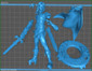 Link Zelda Statue - STL File 3D Print - maco3d