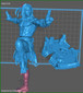 Liu Kang Mortal Kombat Statue - STL File 3D Print - maco3d