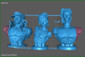JoJo's Bizarre Adventure Busts - STL File 3D Print - maco3d