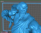 Gouken Street Fighter - STL File 3D Print - maco3d