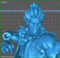 Akuma Street Fighter - STL File 3D Print - maco3d