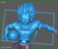 Vegeta Dragon Ball Z Statue - STL File 3D Print - maco3d