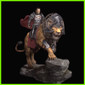 Lion Warrior Statue - STL File 3D Print - maco3d