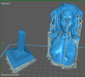 Medusa Bust - STL File 3D Print - maco3d