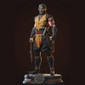 Mortal Kombat Scorpion Statue - STL File 3D Print - maco3d