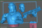 Commander Cody Star Wars Statue - STL File 3D Print - maco3d