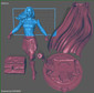 Supergirl DC Statue - STL File 3D Print - maco3d