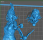 Athena Statue - STL File 3D Print - maco3d