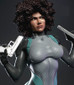 Domino X-Men Statue - STL File 3D Print - maco3d