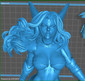 Angela X-Men Statue - STL File 3D Print - maco3d