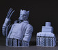 Logan Wolverine Bust - STL File 3D Print - maco3d