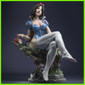 Snow White Statue - STL File 3D Print - maco3d