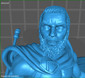 Aristos Gladiator Statue - STL File 3D Print - maco3d