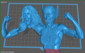 X-23 Laura Kinney X-Men Statue - STL File 3D Print - maco3d
