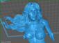 Wonder Woman Red Son Statue - STL File 3D Print - maco3d