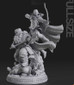 Gimli and Legolas Lord of the Rings Statue - STL File 3D Print - maco3d