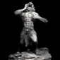 Werewolf Statue - STL File 3D Print - maco3d