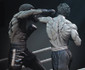 Rocky vs Apollo Diorama - STL File 3D Print - maco3d