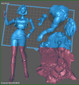 Android 18 Dragon Ball Z - STL File for 3D Print - maco3d