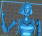 Android 18 Dragon Ball Z - STL File for 3D Print - maco3d